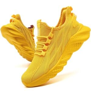 Amazon Men's Athletic Shoes Yellow